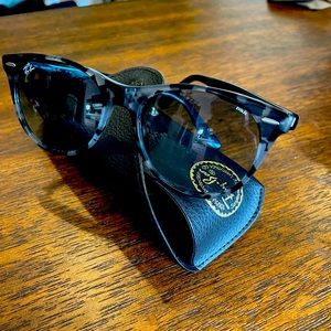 Ray-ban wayfarer II grey tortise frames